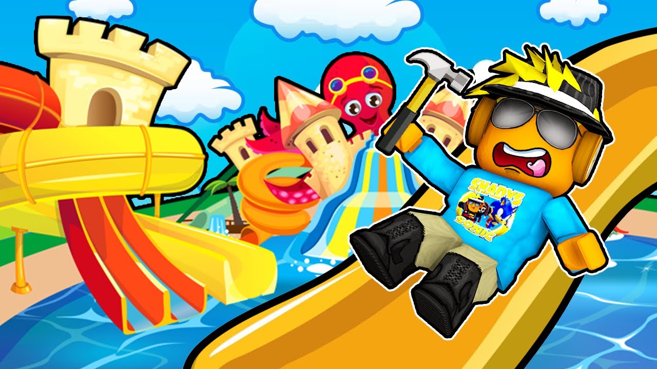 Vi Bygger En Kæmpe VANDPARK I Roblox!