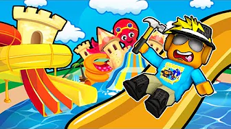 Vi Bygger En Kæmpe VANDPARK I Roblox!