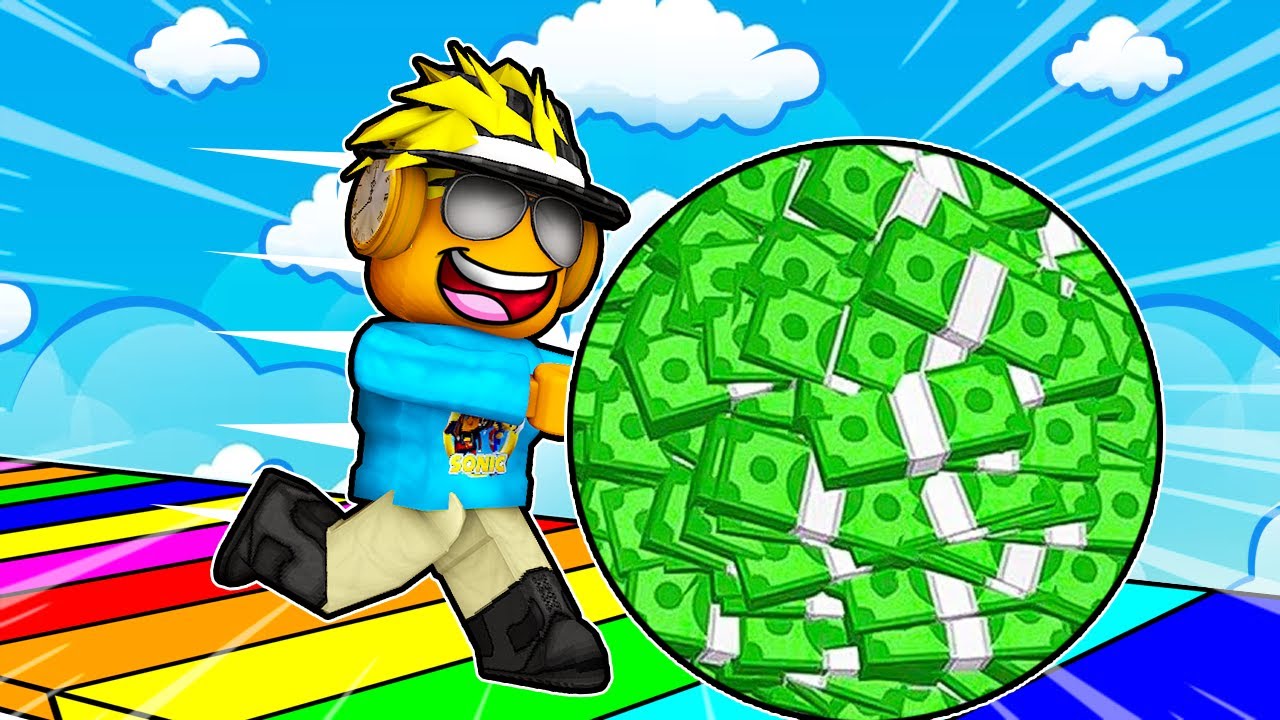 Vi Ruller En Kæmpe PENGE BOLD I Roblox!