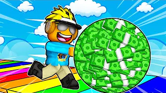 Vi Ruller En Kæmpe PENGE BOLD I Roblox!