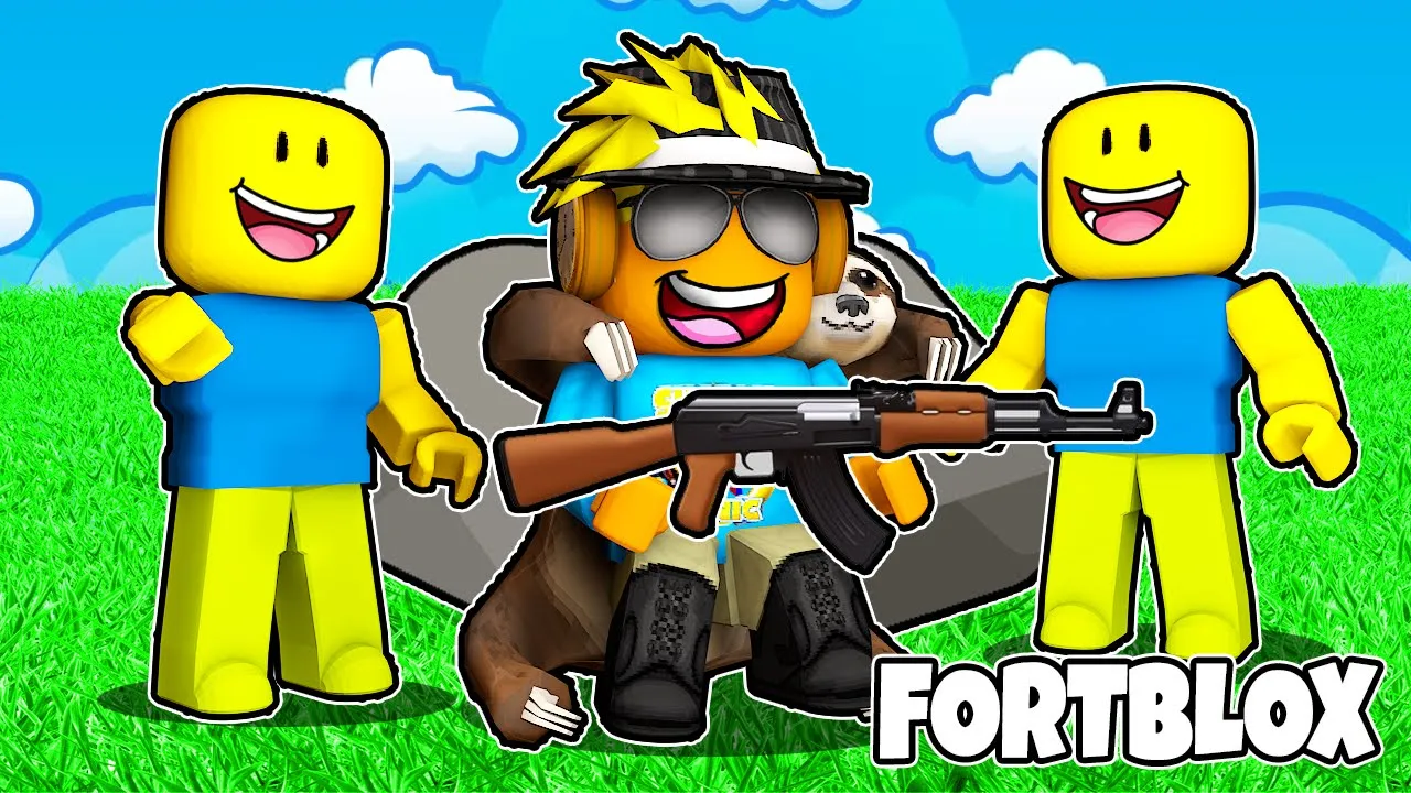 Vi Spiller FORTNITE Inde I Roblox!