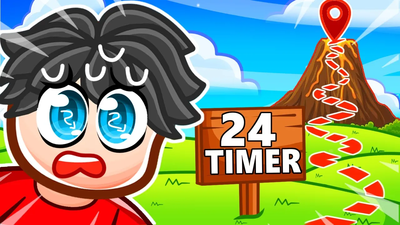 Jeg Løb I 24 TIMER I Roblox...