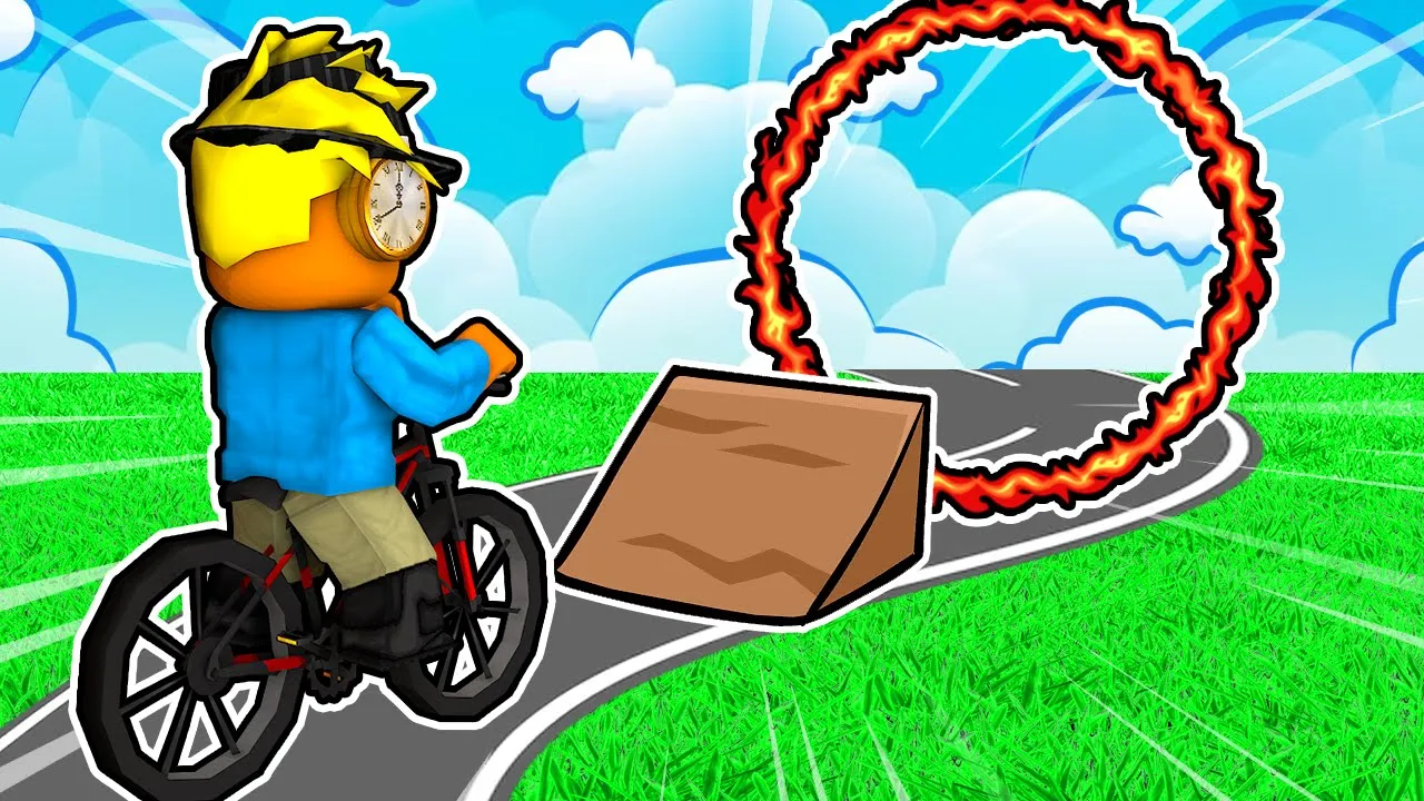 Vi Kører På Den HURTIGSTE Cykel I Bike Of Hell I Roblox!