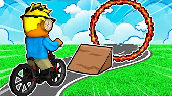 Vi Kører På Den HURTIGSTE Cykel I Bike Of Hell I Roblox!