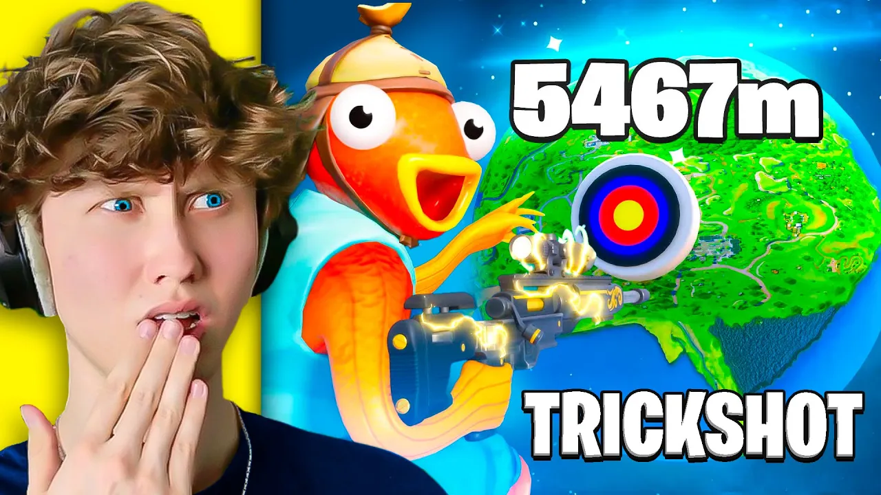 Jeg Blev Den Bedste I Verden Til TRICKSHOTS I Fortnite!