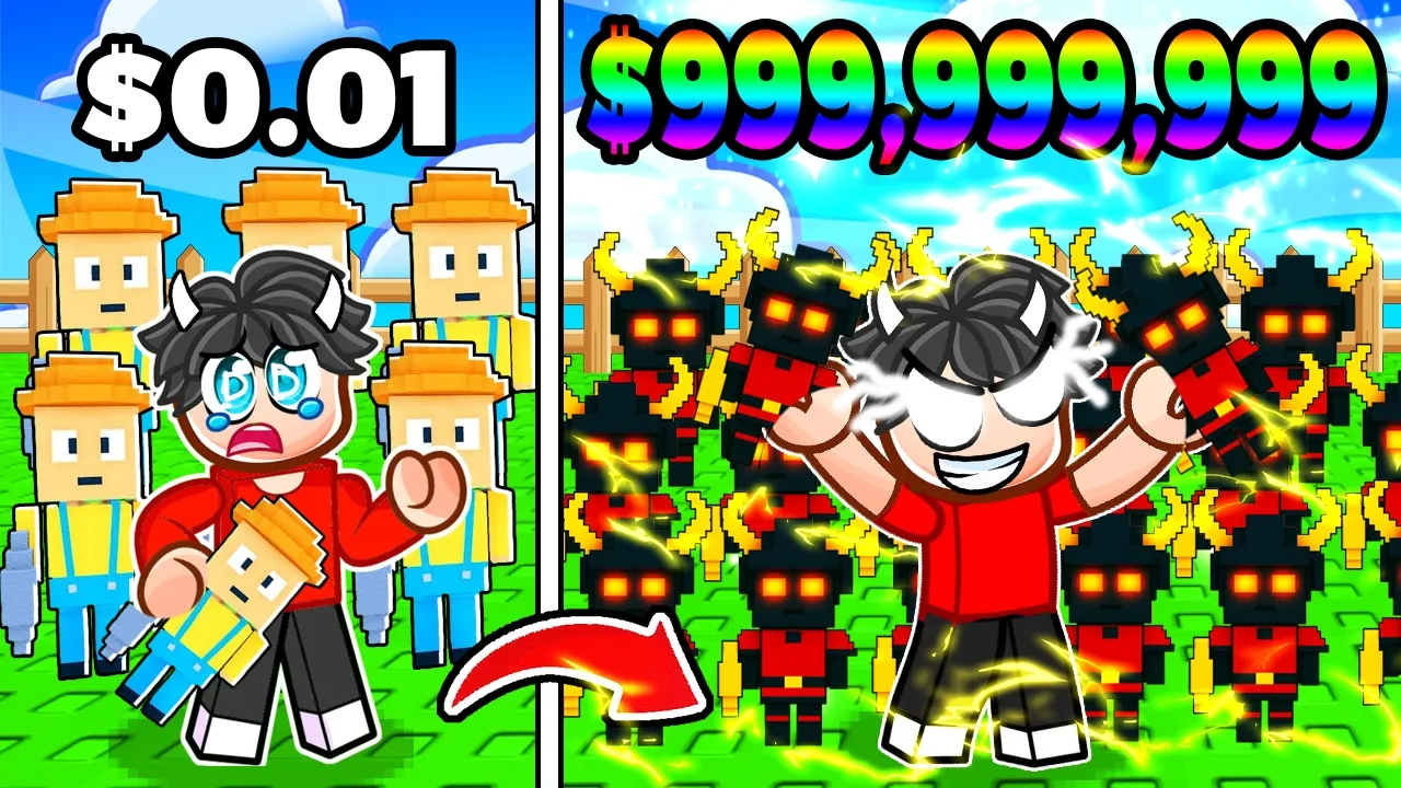 Jeg Brugte 500 Robux og Blev Scammet I Roblox Your Minion Farm!