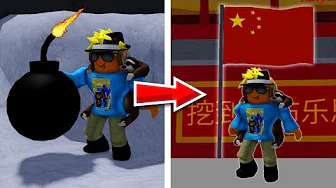 Vi Graver Til KINA Med Bomber I Roblox!