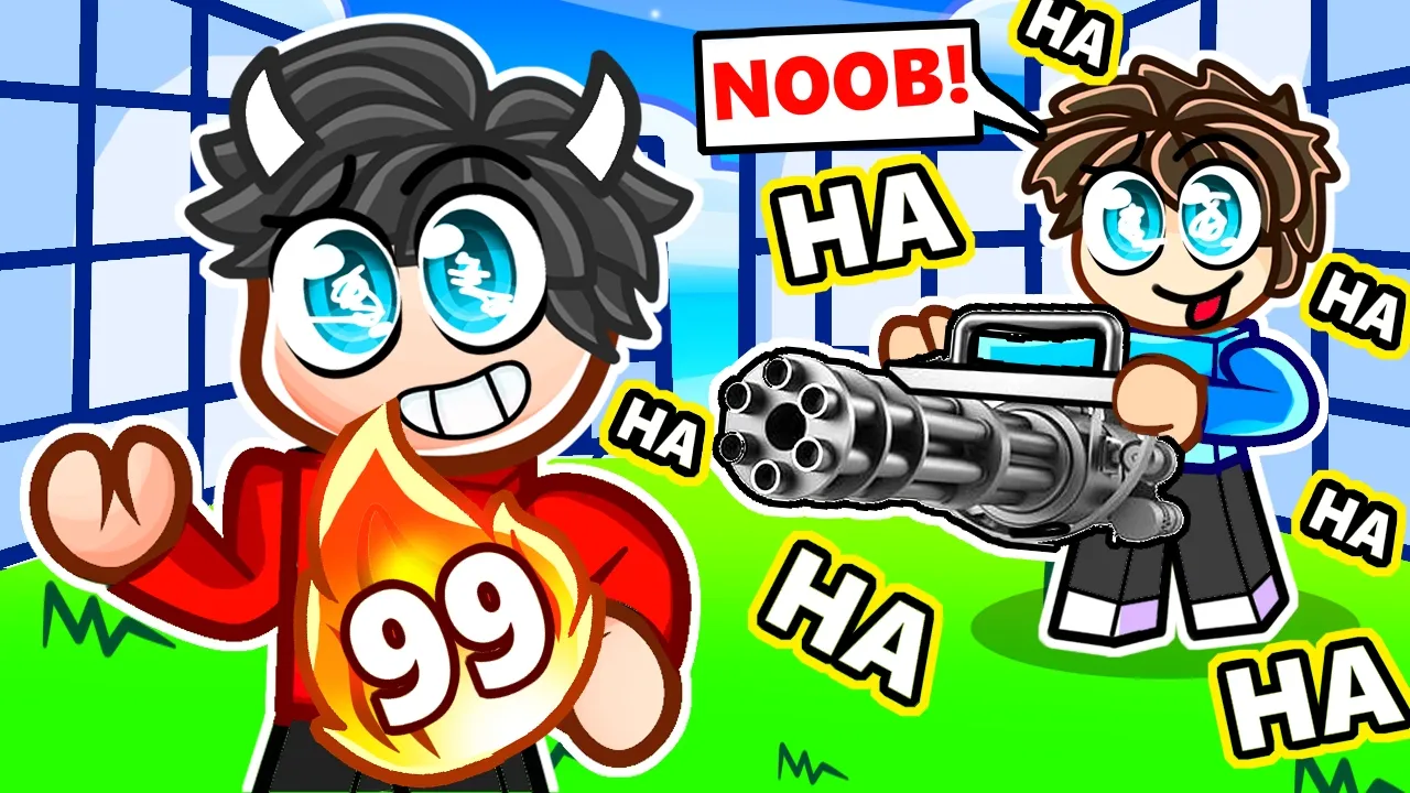 Jeg Forklædte Mig Som En Noob I Roblox Rivals!