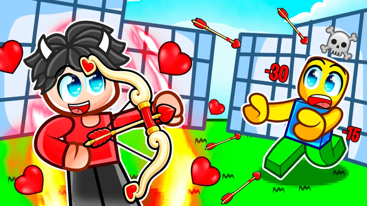 Jeg Må Kun Bruge KÆRLIGHEDS Våben I Roblox Rivals!