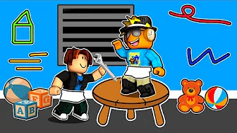 Vi Flygter Fra BØRNEHAVEN I Roblox!