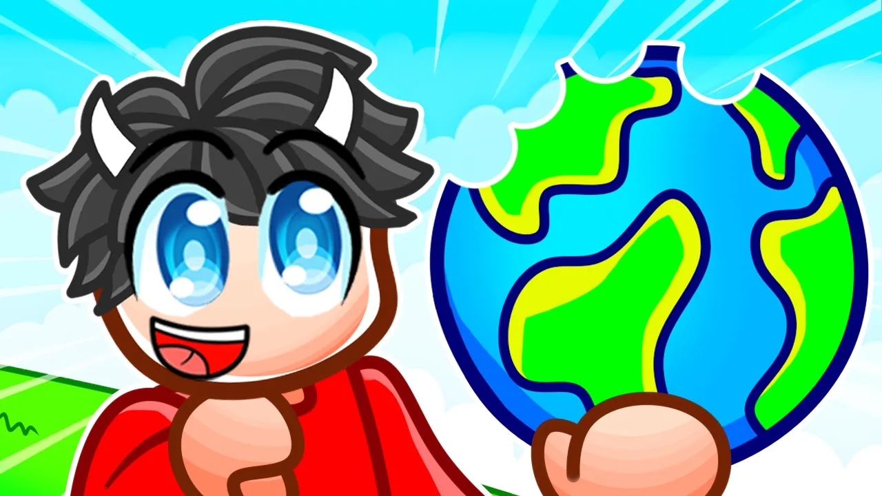 Jeg Spiser Hele Verden I Roblox!