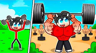 Jeg Bliver Stærkere Hvert Skridt Jeg Tager I Roblox!