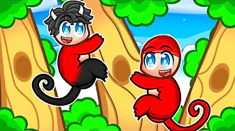 Vi Kravler 1.000 Meter Op Som ABER I Roblox Monkey Climb!