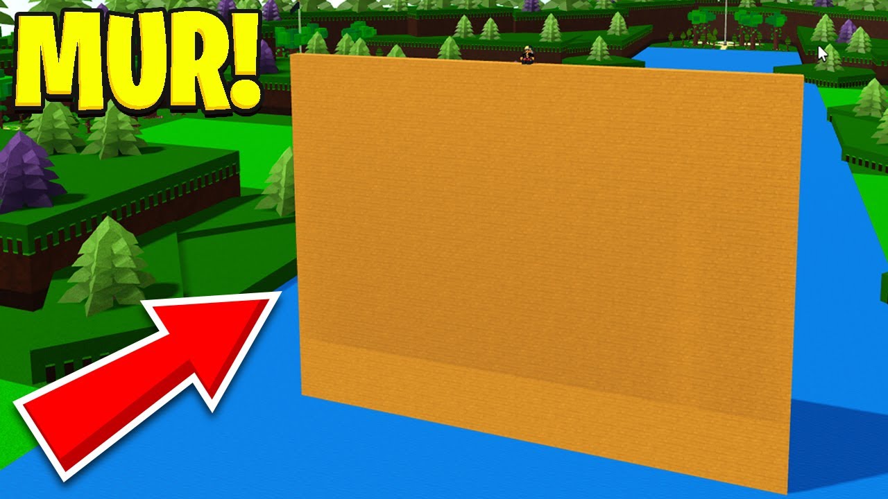 Laver En GIGANTISK MUR I Build A Boat! - Roblox