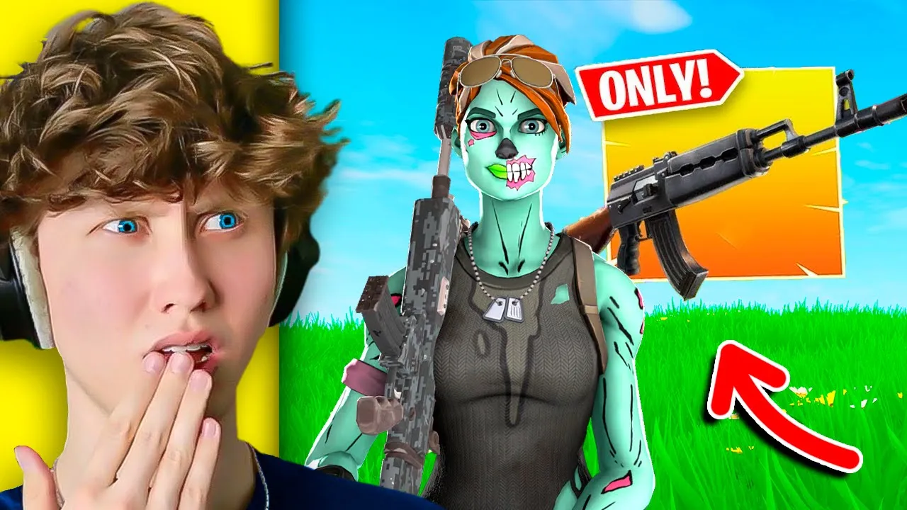 Vi Må Kun Bruge AR I OG Fortnite Challenge!