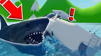 Jeg Er En KÆMPE HAJ I SharkBite - Roblox!