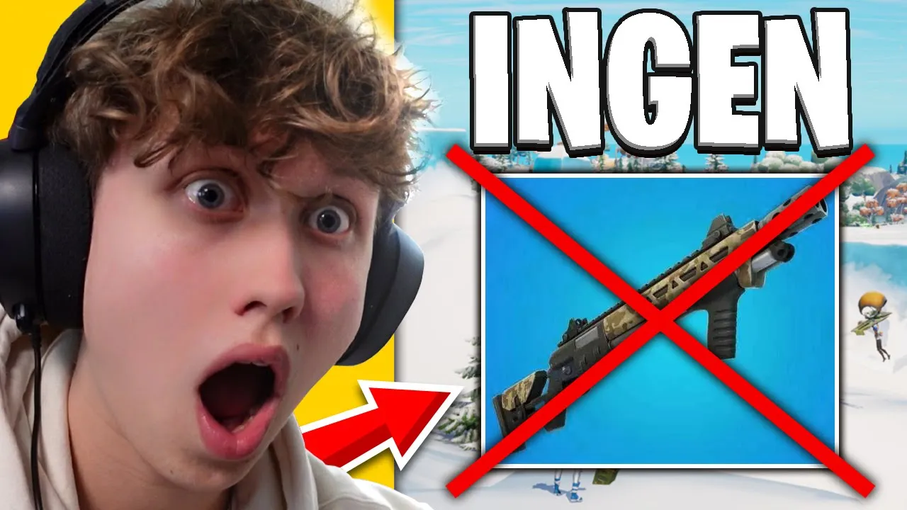 Vi Må Ikke Bruge SHOTGUN I Fortnite!