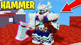 Jeg Prøver KÆMPE Hammer I Bedwars I Roblox!