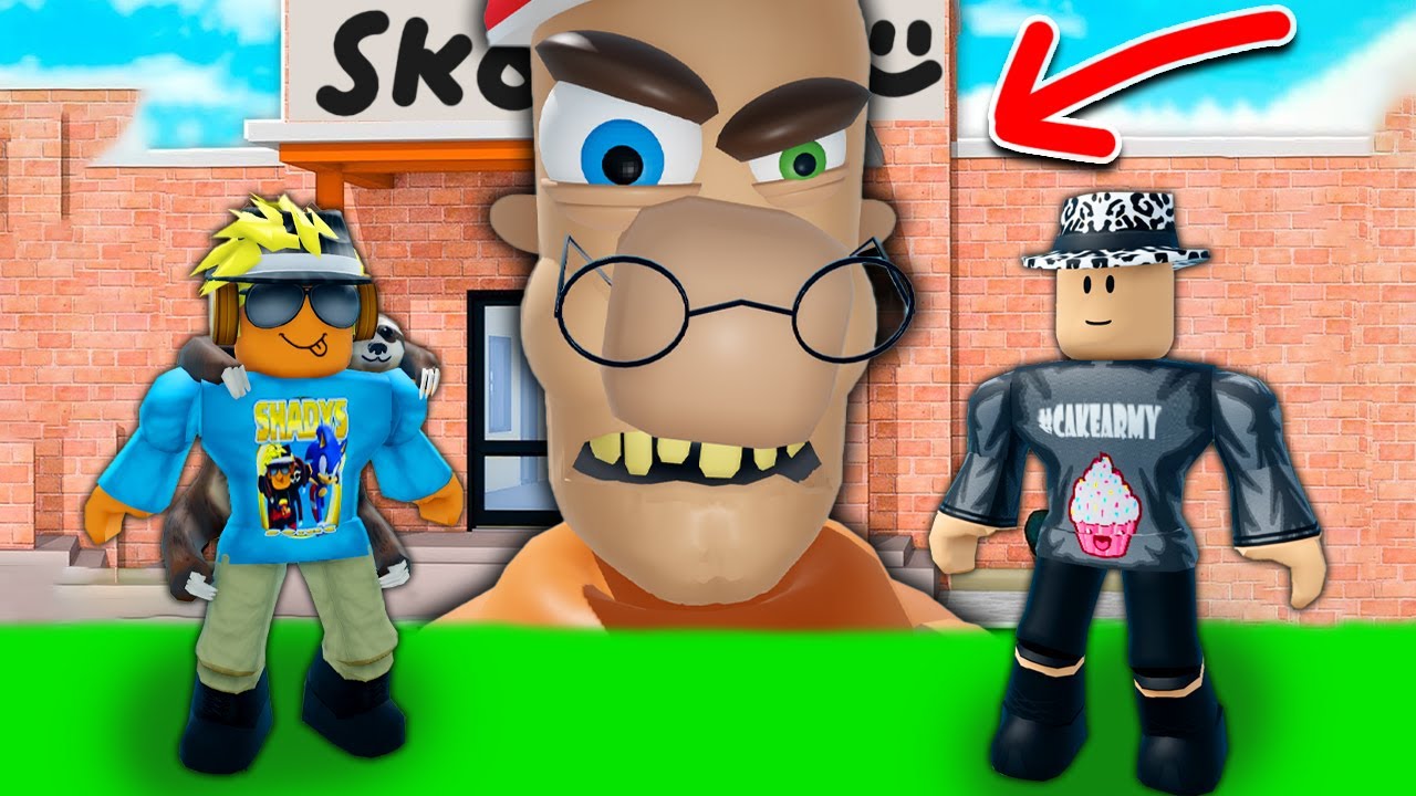Kan Vi Flygte Fra Den Mest SIKRE Skole I Roblox?