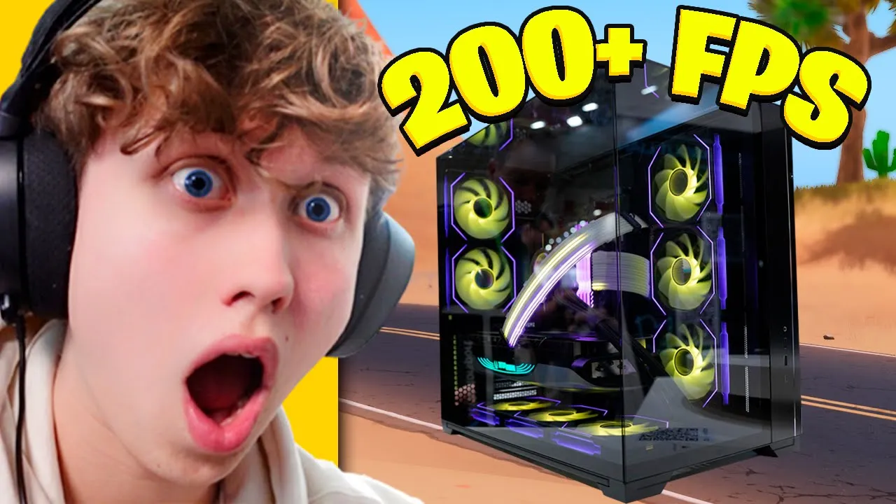 Jeg Spiller Fortnite På En HELT NY COMPUTER!