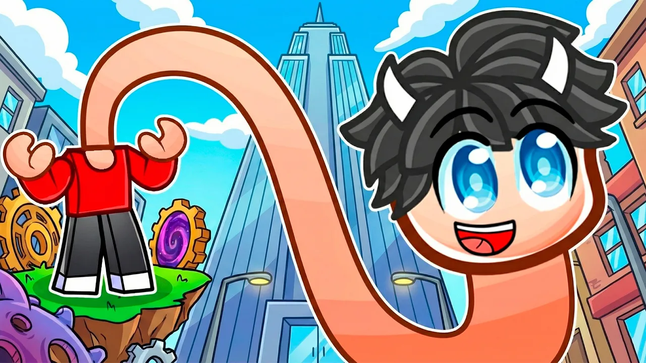 Jeg Får Den LÆNGESTE Hals I Roblox Stretch Your Neck!