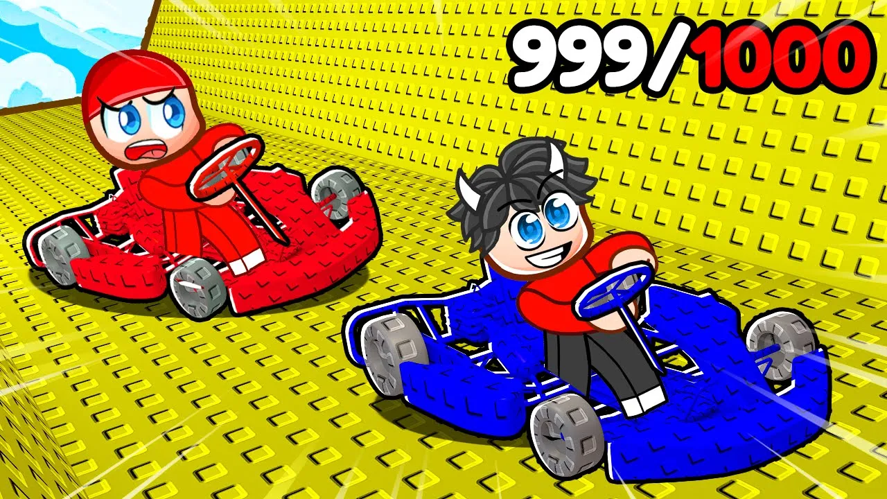 Vi Kører 1000 km/t I Roblox Ride A Cart Down A Slide!