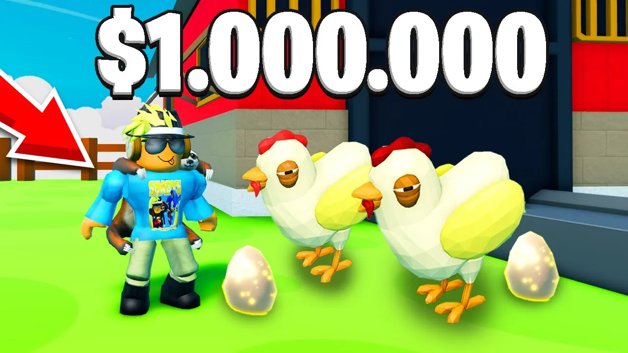 Jeg Bliver RIG På Min KYLLINGEFARM I Roblox!