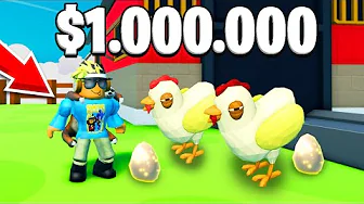 Jeg Bliver RIG På Min KYLLINGEFARM I Roblox!