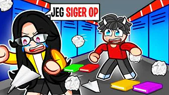 Jeg Fik Min Lærer Til At Sige Op I Roblox...