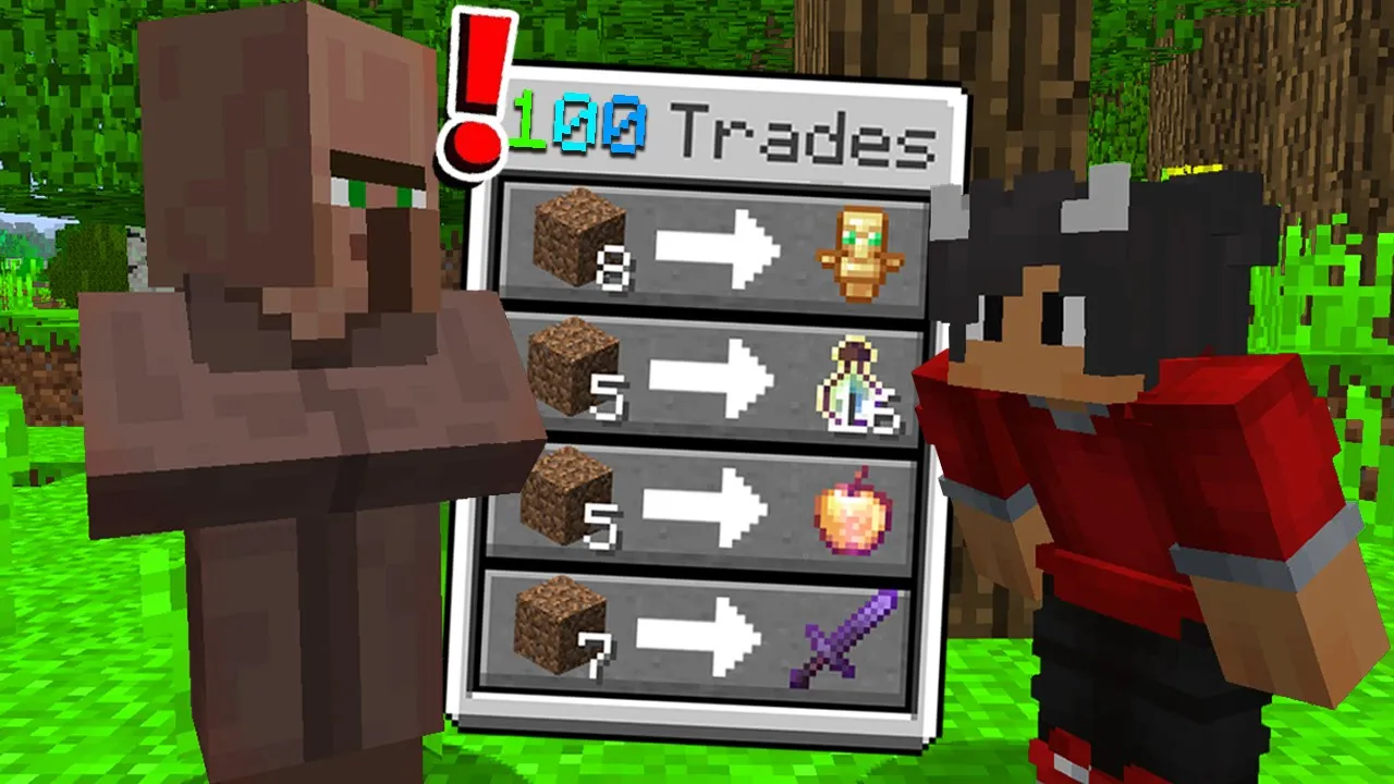 Jeg Kan Opgradere VILLAGERS I Minecraft!