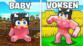 Jeg Lever Et Helt Liv Som GRIS I Minecraft!