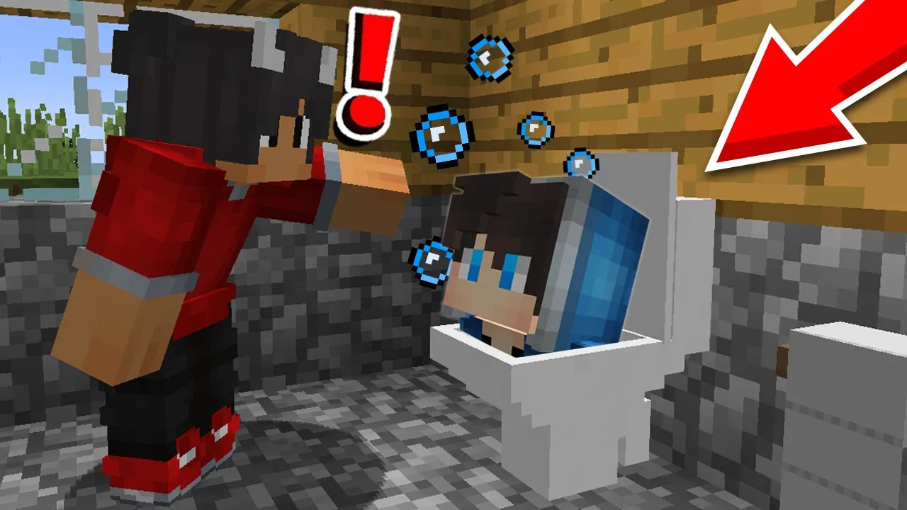 Jeg Skyller Phoxy Ud I Et TOILET I Minecraft!