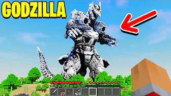Jeg Møder GODZILLA I Minecraft!