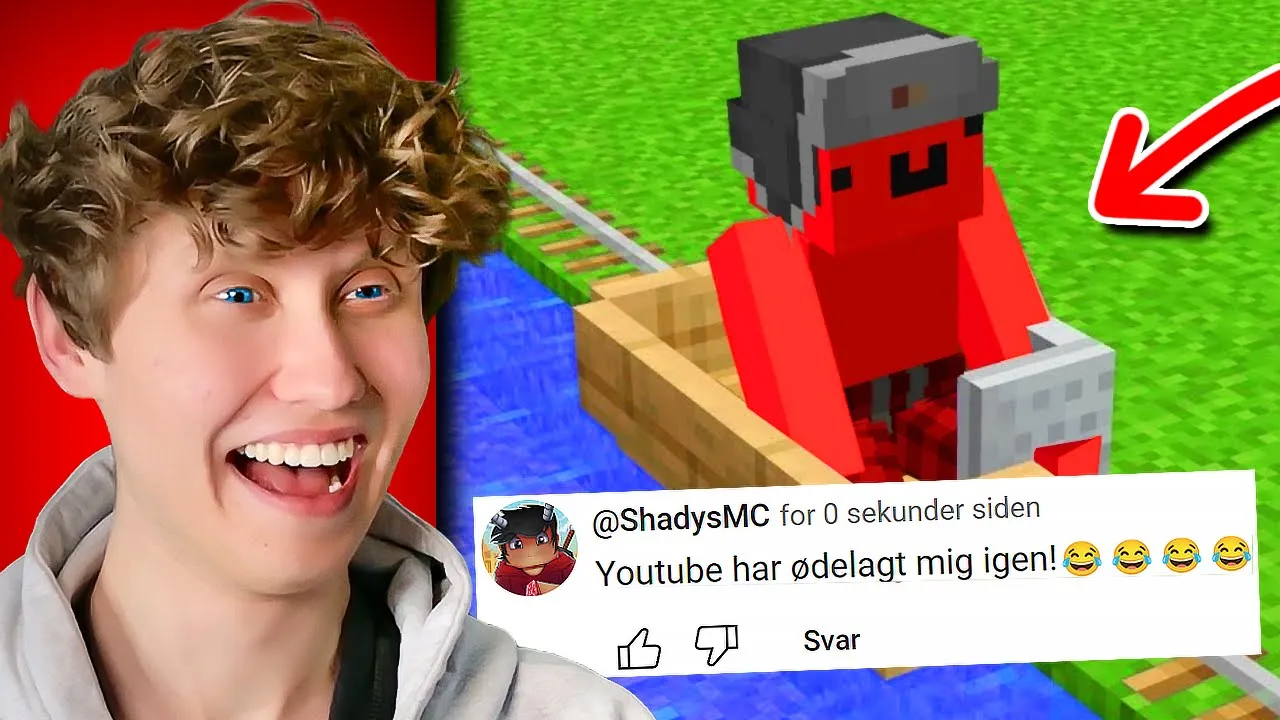 Hvis Jeg Griner Af Denne Minecraft Video = Dum Kommentar