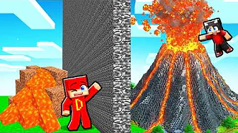 Hvem Bygger Den Flotteste Vulkan I Minecraft?