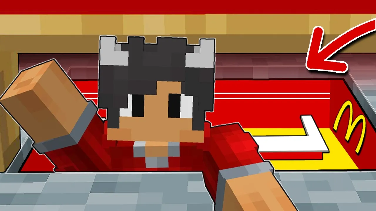 Jeg Bygger En HEMMELIG MCDONALDS Under Mit Hus I Minecraft!