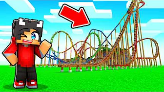 Bygger Den STØRSTE ROLLER COASTER I Minecraft!