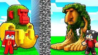 Vi Laver En BRAINROT Byggekonkurrence I Minecraft!