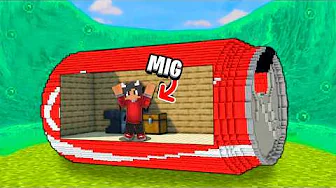 Overlever En Giftig TSUNAMI I En COLA DÅSE I Minecraft!