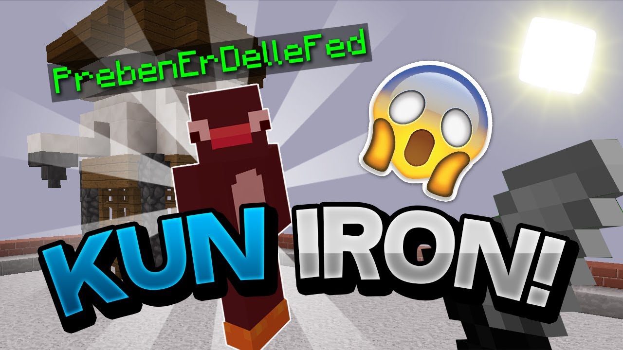 VI MÅ KUN BRUGE IRON! - Dansk minecraft