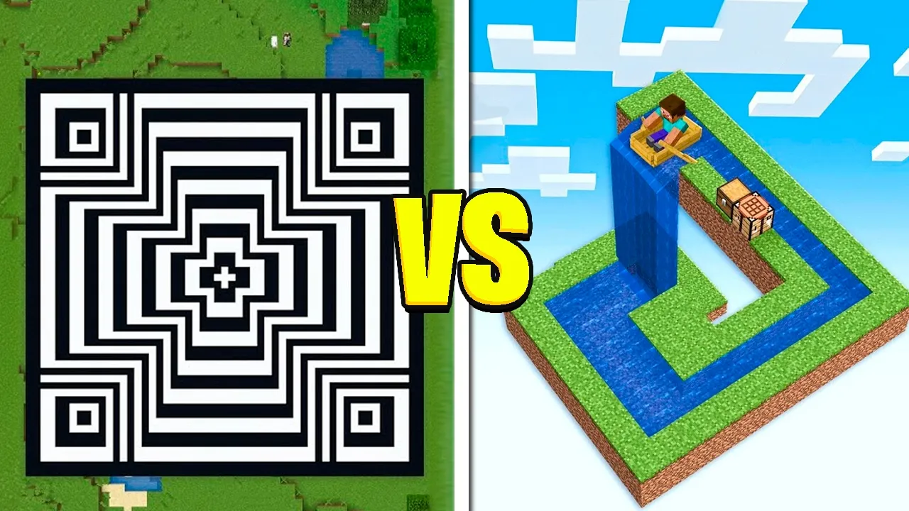 Hvem Kan Bygge Den Flotteste ILLUSION I Minecraft Igen!