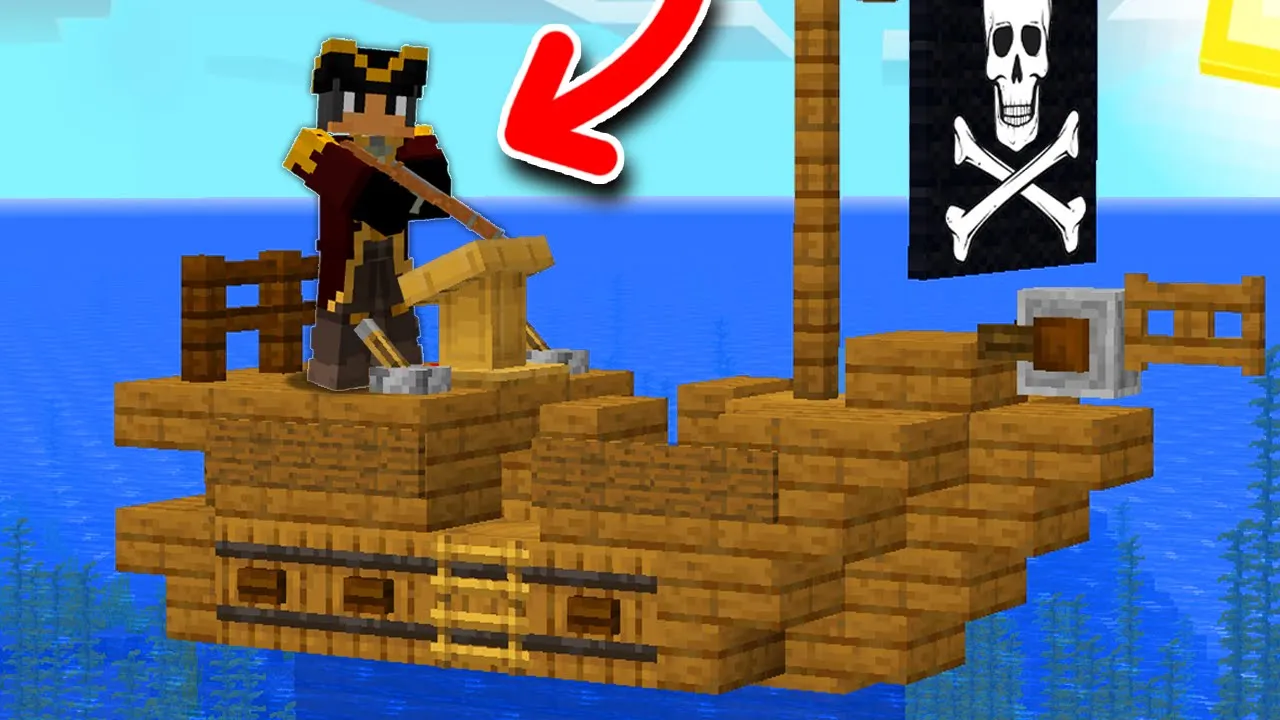 Jeg Er Blevet PIRAT I Minecraft!