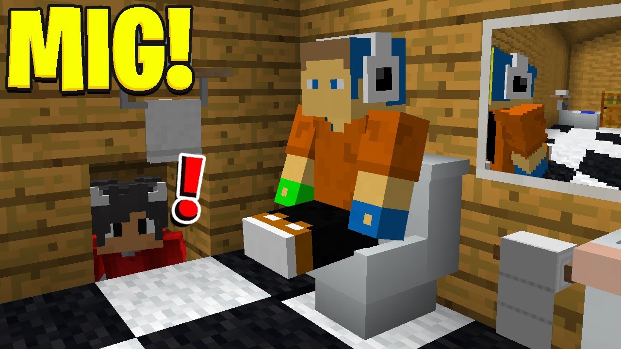 Pranker Laust Under Hans Hus I Minecraft!