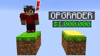 Jeg Kan Opgradere Min One Block I Minecraft!