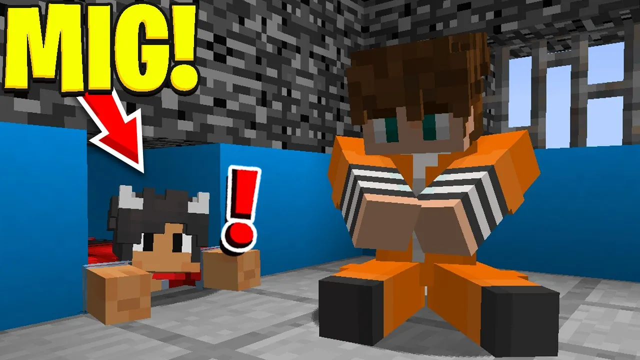 Jeg Redder Min Ven Ud Af Fængsel I Minecraft!