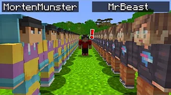 Jeg Kloner Morten Münster og MrBeast I Minecraft!