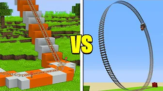 Hvem Kan Bygge Den Flotteste ROLLER COASTER I Minecraft?