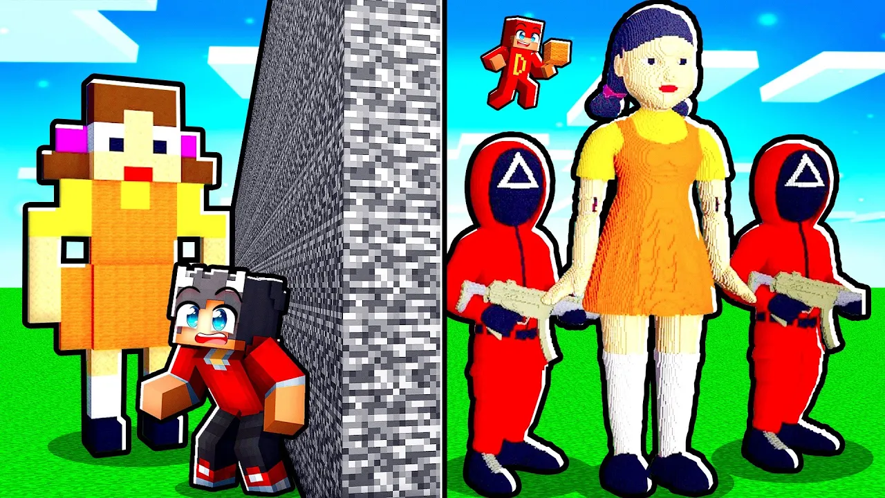 Hvem Kan Bygge Det Flotteste SQUID GAME I Minecraft?