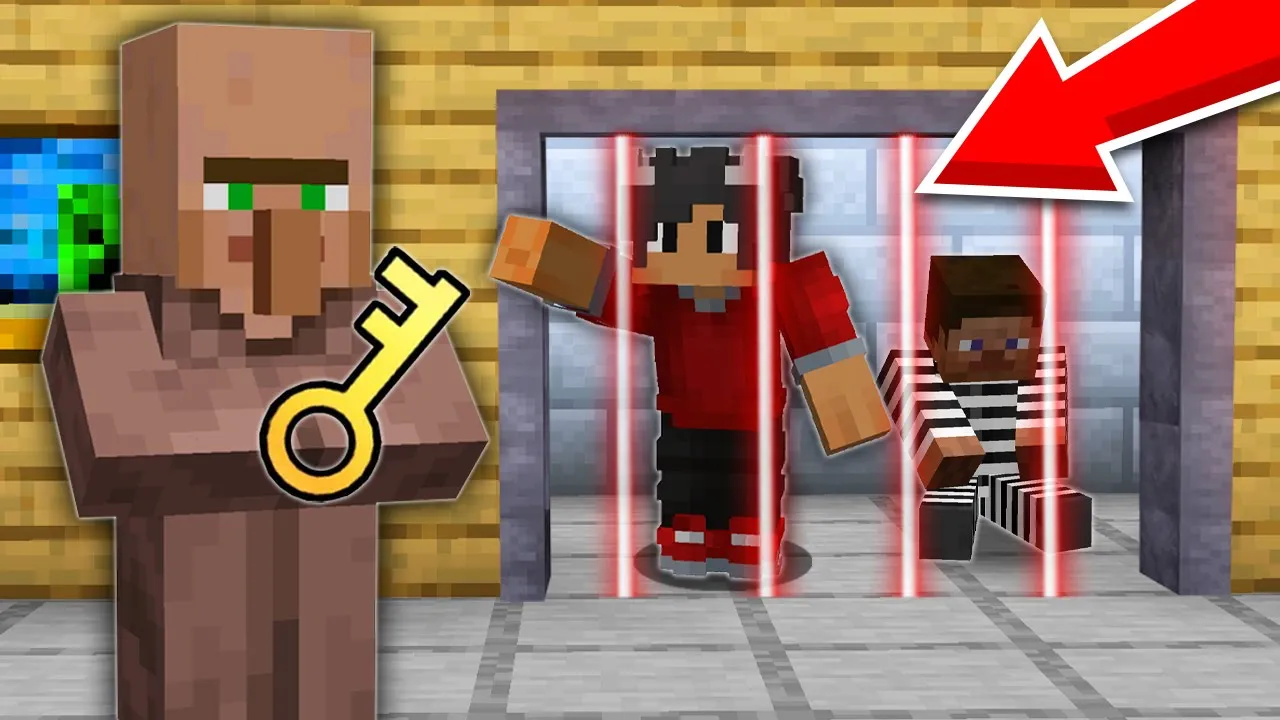 Jeg Bliver Fanget I Et TOP SIKRET Fængsel I Minecraft!