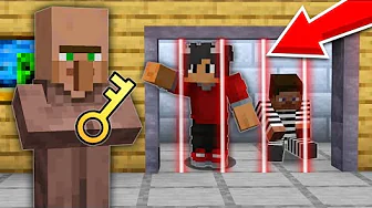 Jeg Bliver Fanget I Et TOP SIKRET Fængsel I Minecraft!